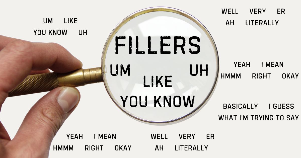 Bring filler words to your awareness